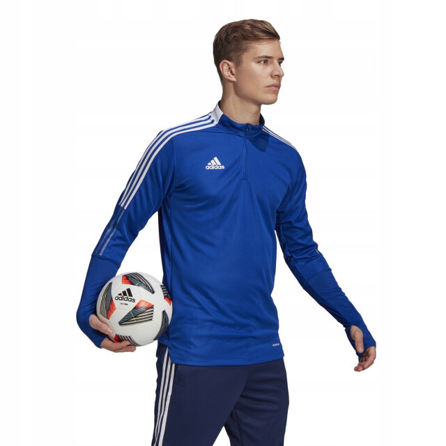Adidas Heren tiro 21 quarter zip training top UTPP2077_blue large Adidas Heren tiro 21 quarter zip training top UTPP2077_blue large
