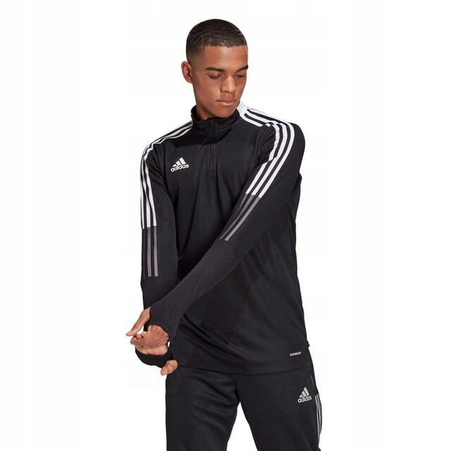 Adidas Heren tiro 21 quarter zip training top UTPP2077_black large Adidas Heren tiro 21 quarter zip training top UTPP2077_black large
