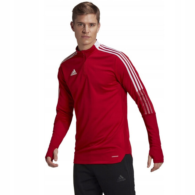 Adidas Heren tiro 21 quarter zip training top UTPP2077_red large Adidas Heren tiro 21 quarter zip training top UTPP2077_red large