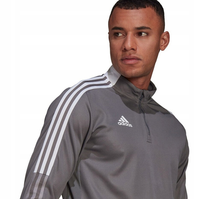 Adidas Heren tiro 21 quarter zip training top UTPP2077_grey large Adidas Heren tiro 21 quarter zip training top UTPP2077_grey large