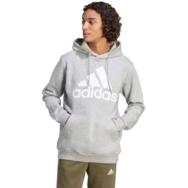 Adidas Heren essentials groot logo fleece hoodie UTPP3070_grey large