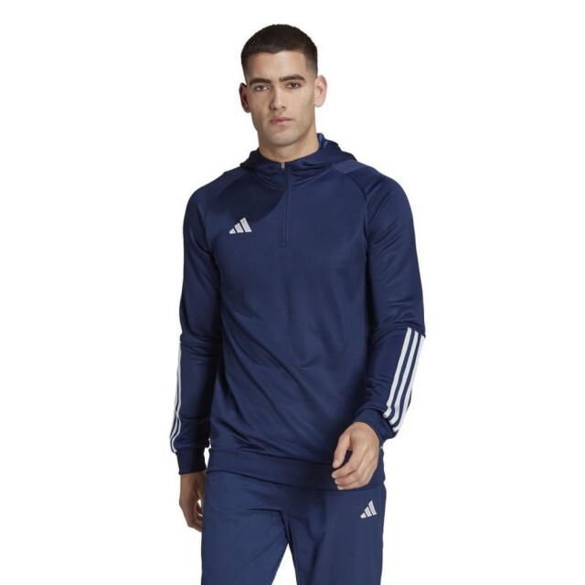 Adidas Heren tiro 23 competition quarter zip hoodie UTPP2280_navyblue large