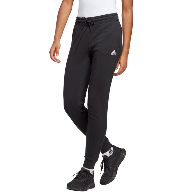 Adidas Dames essentials french terry linear cuffed joggingbroek UTPP3361_black large Adidas Dames essentials french terry linear cuffed joggingbroek UTPP3361_black large