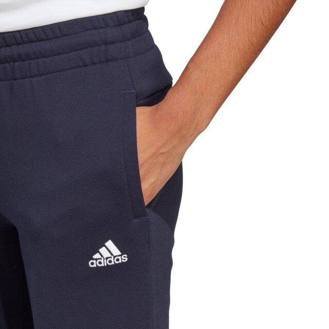 Adidas Dames essentials french terry linear cuffed joggingbroek UTPP3361_navyblue large