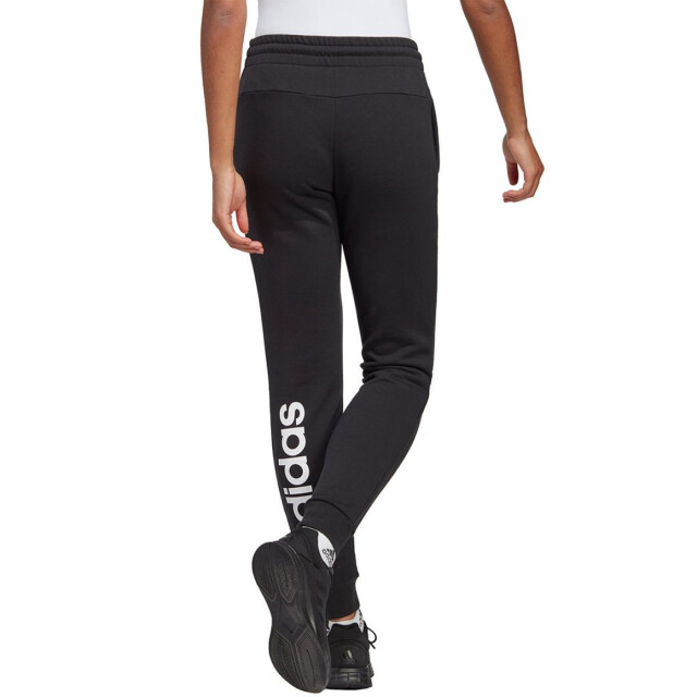 Adidas Dames essentials french terry linear cuffed joggingbroek UTPP3361_black large Adidas Dames essentials french terry linear cuffed joggingbroek UTPP3361_black large