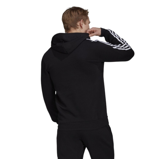 Adidas Heren essentials 3 stripes fleece hoodie UTPP825_black large