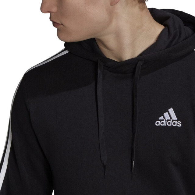 Adidas Heren essentials 3 stripes fleece hoodie UTPP825_black large