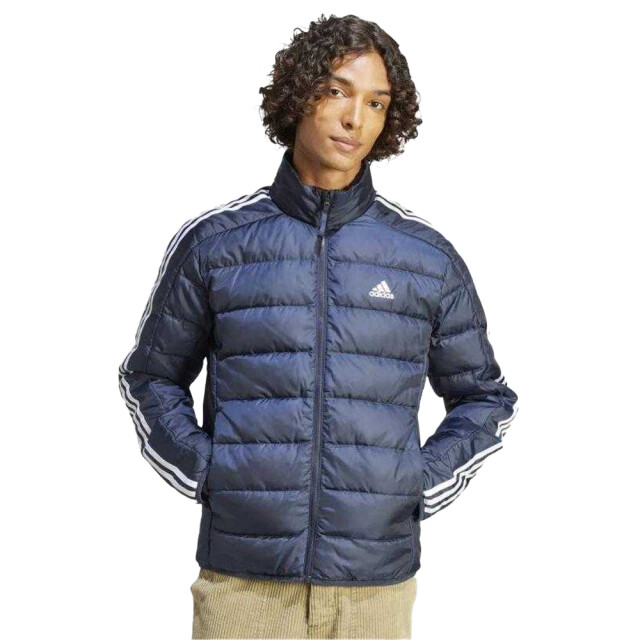 Adidas Heren essentials 3 strepen donzen lichtgewicht jas UTPP5646_navyblue large