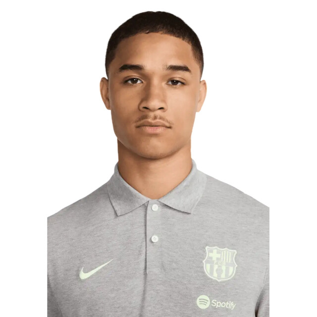 Nike Heren 2.0 fc barcelona dri-fit poloshirt UTPP4604_greysilver large