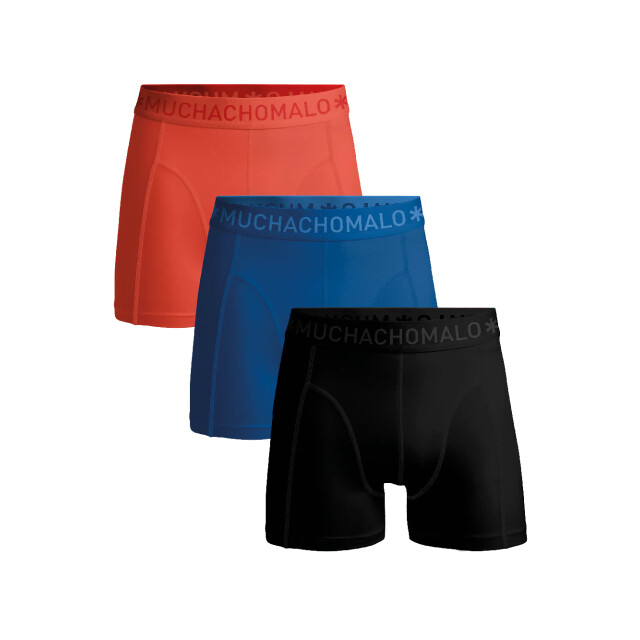 Muchachomalo Jongens 3-pack boxershorts U-SOLID1010-1196J large