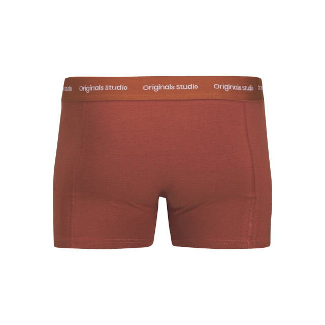 Jack & Jones Heren boxershorts trunks jacvesterbro 3-pack rood/crème/zwart 12272945 large