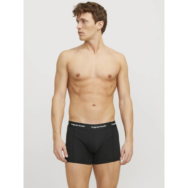 Jack & Jones Heren boxershorts trunks jacvesterbro 3-pack rood/crème/zwart 12272945 large