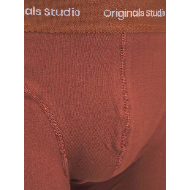 Jack & Jones Heren boxershorts trunks jacvesterbro 3-pack rood/crème/zwart 12272945 large