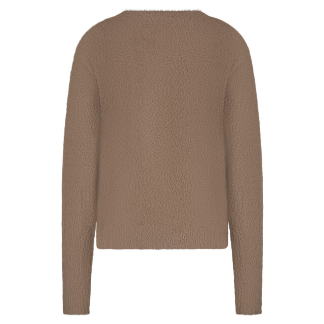 Red Button Fluffy trui Fluffy Trui Camel large