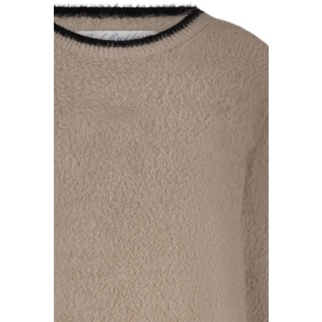 Red Button Fluffy trui clay Fluffy Trui Clay large