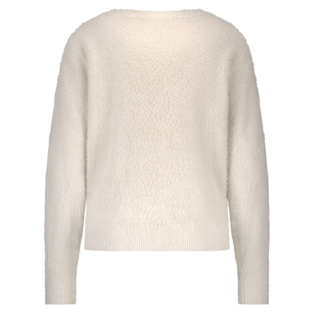 Red Button Fluffy trui Fluffy Trui Cream large