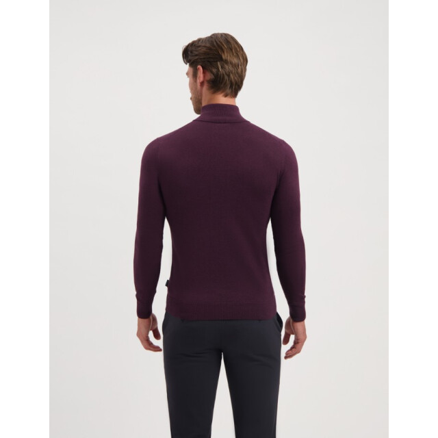 Saint Steve Cas 19480 80012 plum melange heren  half zip trui 80012 Plum Melange/CAS 19480 large Saint Steve Cas 19480 80012 plum melange heren  half zip trui 80012 Plum Melange/CAS 19480 large