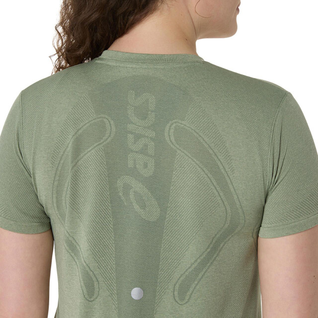 Asics road seamless ss top hardloop t-shirt korte mouw zomer dames - 071888_200-XL large