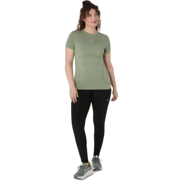 Asics road seamless ss top hardloop t-shirt korte mouw zomer dames - 071888_200-XL large
