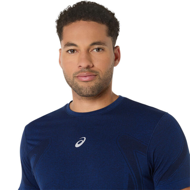 Asics road seamless ss top hardloop t-shirt korte mouw zomer heren - 071884_200-XL large