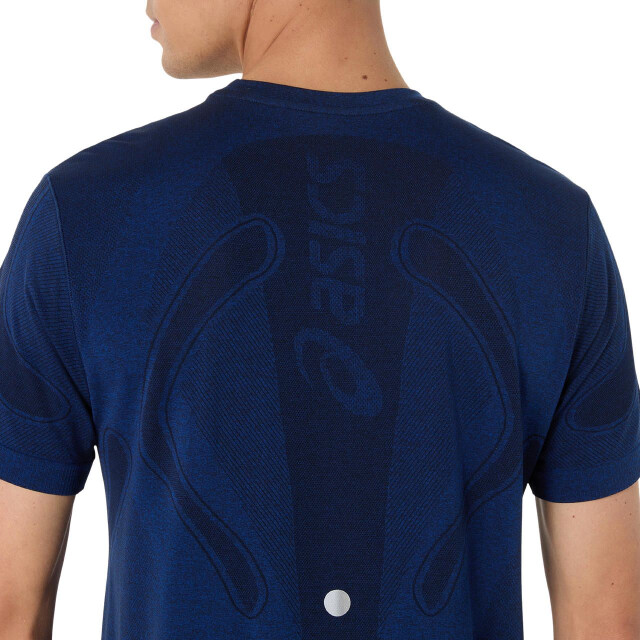 Asics road seamless ss top hardloop t-shirt korte mouw zomer heren - 071884_200-XL large