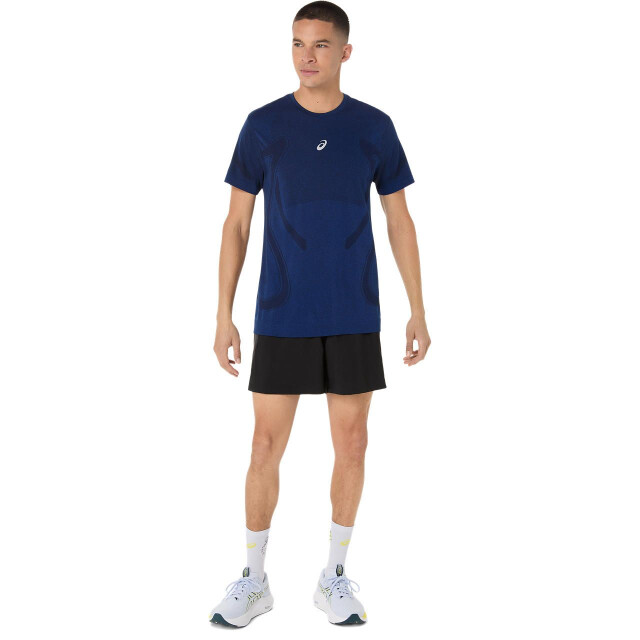 Asics road seamless ss top hardloop t-shirt korte mouw zomer heren - 071884_200-XL large