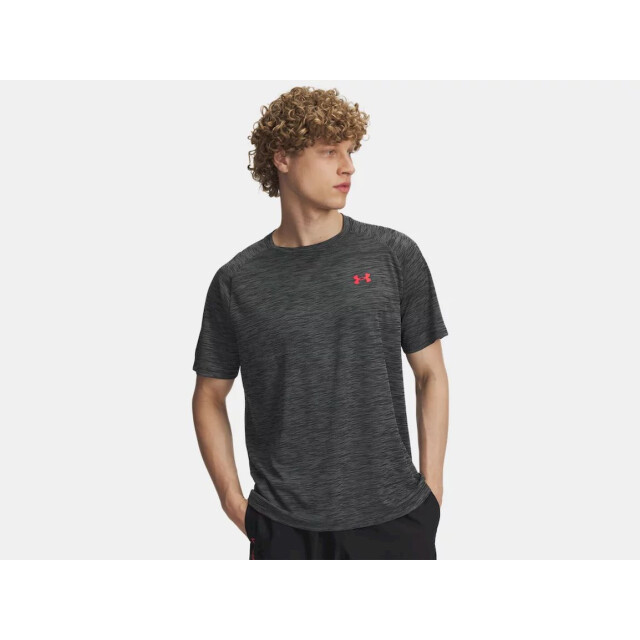 Under Armour ua tech textured ss-blk sport t-shirt korte mouw heren - 072379_990-S large