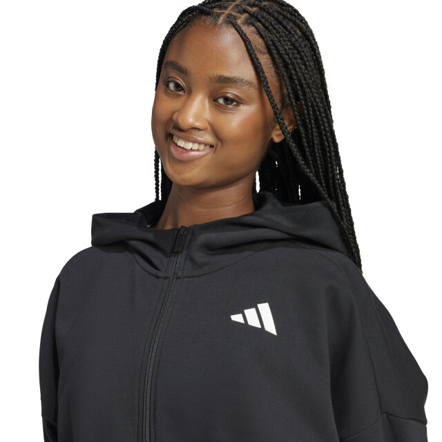 Adidas w fi sl fz hd hoodie dames - 072290_990-XL large
