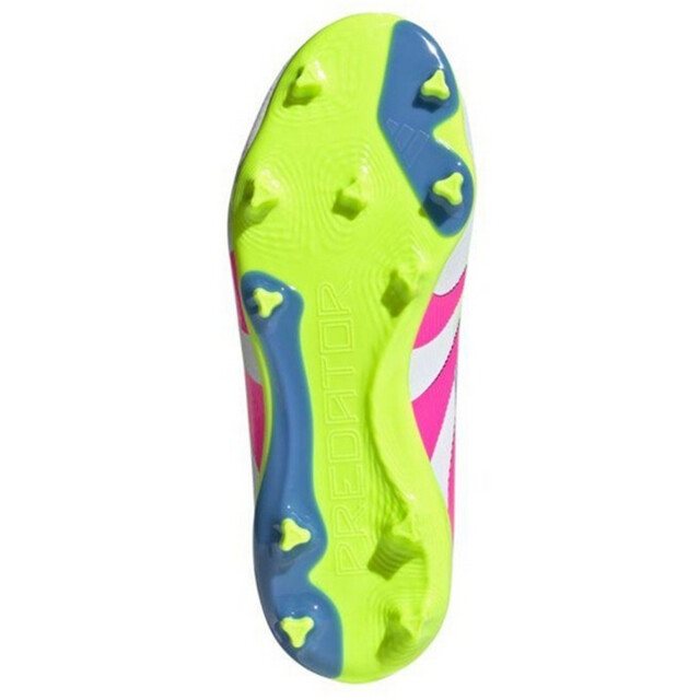 Adidas Childrens/kids predator league slip-on firm ground voetbalschoenen UTPP5434_whitepink large