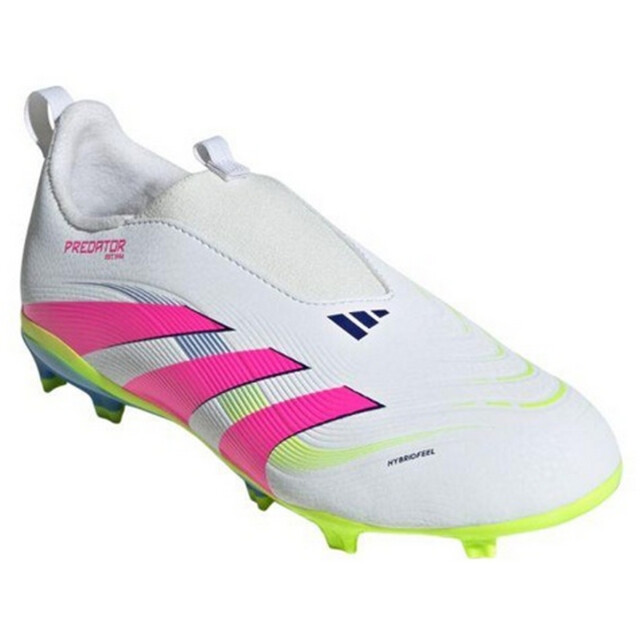 Adidas Childrens/kids predator league slip-on firm ground voetbalschoenen UTPP5434_whitepink large