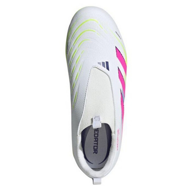 Adidas Childrens/kids predator league slip-on firm ground voetbalschoenen UTPP5434_whitepink large