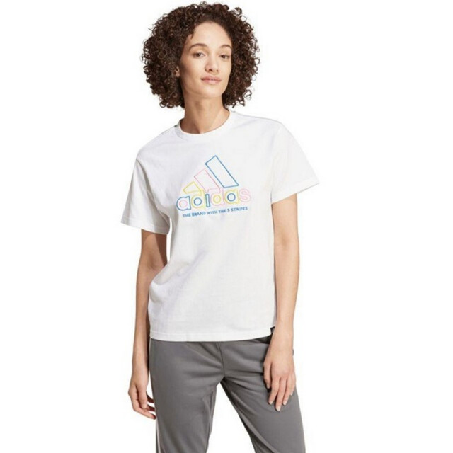 Adidas Dames xpress logo t-shirt UTPP5492_white large