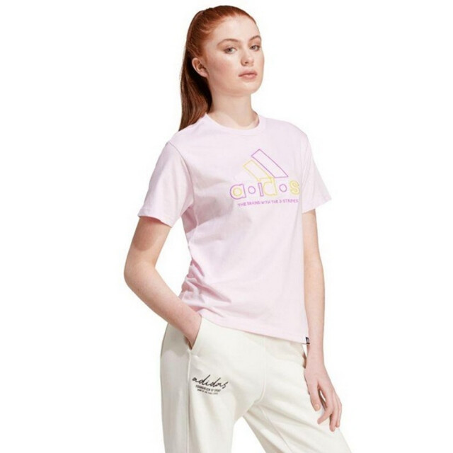 Adidas Dames xpress logo t-shirt UTPP5492_pink large