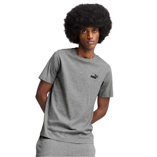 Puma Heren essentials no 1 klein logo t-shirt UTPP4904_greysilver large