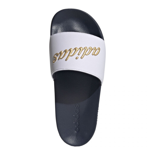 Adidas Dames adilette douche sliders UTPP2927_whitenavyblue large