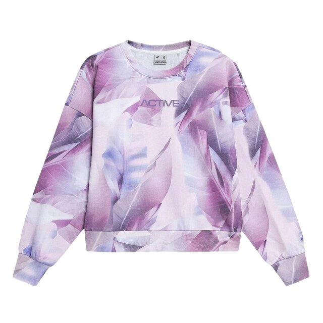 4F Dames sweatshirt met all-over print UTPP1718_multicoloured large 4F Dames sweatshirt met all-over print UTPP1718_multicoloured large