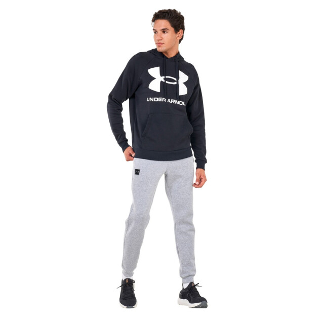 Under Armour Heren rival groot logo fleece training hoodie UTPP5542_black large