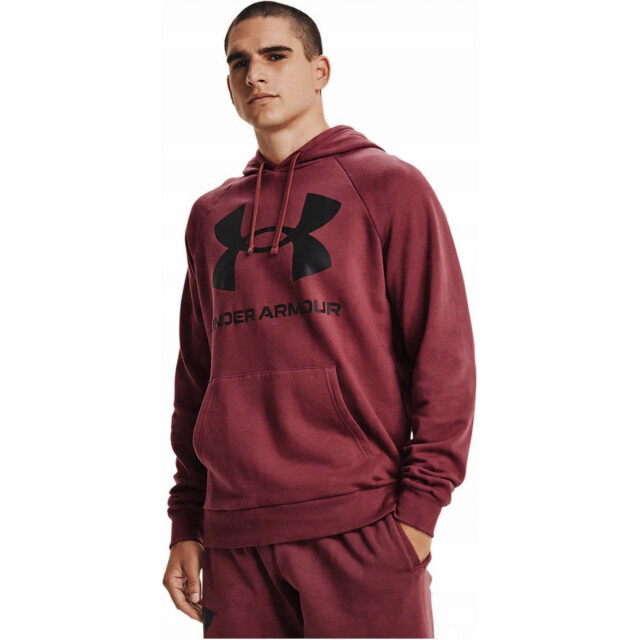 Under Armour Heren rival groot logo fleece training hoodie UTPP5542_darkred large