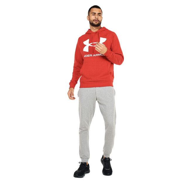 Under Armour Heren rival groot logo fleece training hoodie UTPP5542_brightred large