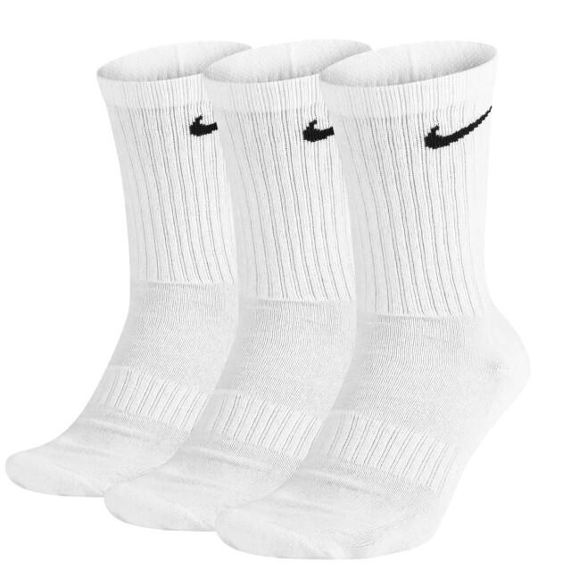Nike Uniseks adult everyday kussen crew sokken (set van 3) UTPP517_white large