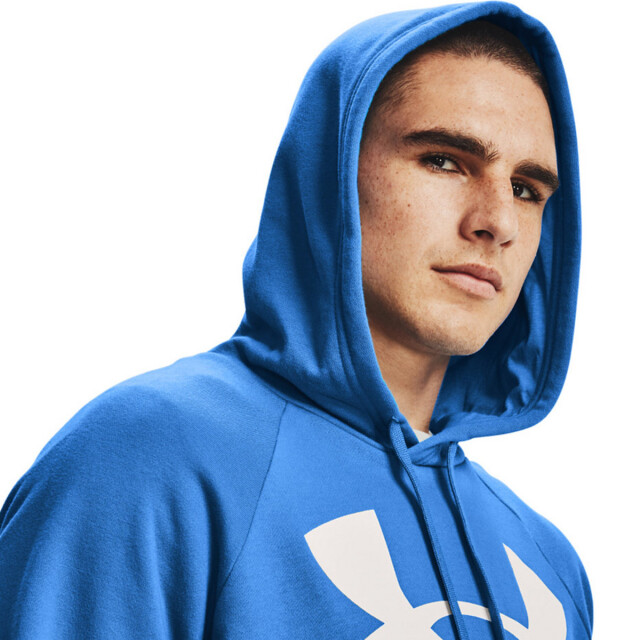 Under Armour Heren rival groot logo fleece training hoodie UTPP5542_blue large