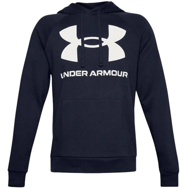 Under Armour Heren rival groot logo fleece training hoodie UTPP5542_navyblue large