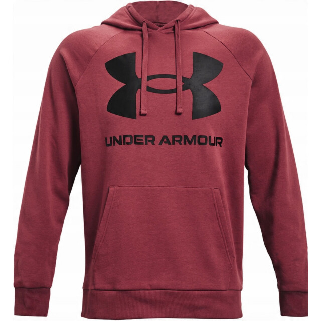Under Armour Heren rival groot logo fleece training hoodie UTPP5542_darkred large
