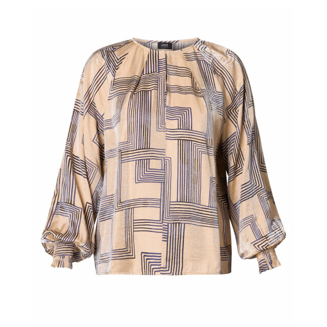 Yesta Top korte mouw a005714 fleur Yest Curve Top lange mouw A005714 FLEUR large