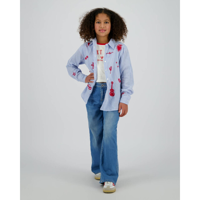 Vingino Vingino Blouse AW25KG220237 Blouses Licht blauw Vingino Blouse AW25KG220237 large