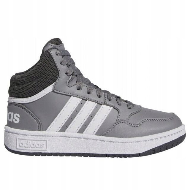 Adidas Kinder/kids hoops 3.0 mid cut trainers UTPP5022_greywhite large