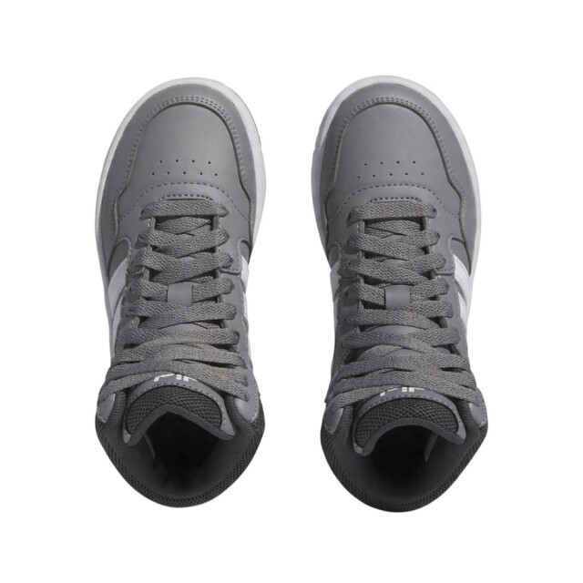 Adidas Kinder/kids hoops 3.0 mid cut trainers UTPP5022_greywhite large