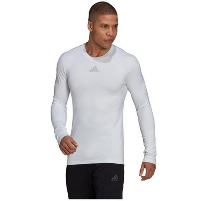 Adidas Heren tech-fit t-shirt met lange mouwen UTPP4274_white large