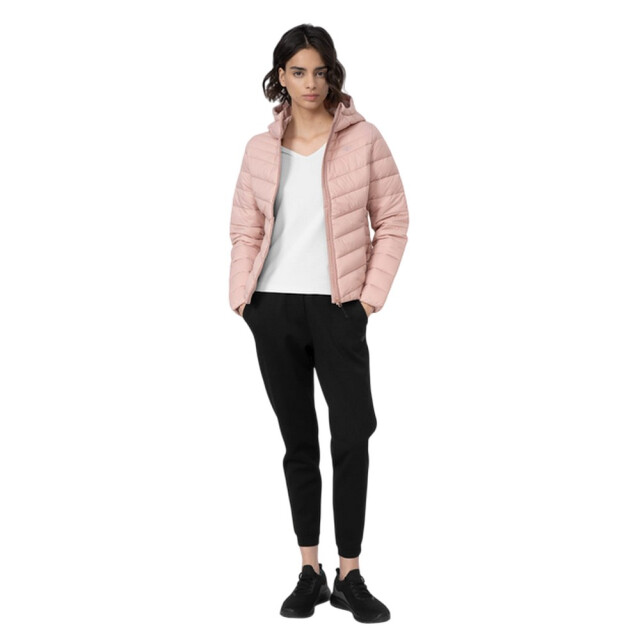 4F Dames ss23tdjaf095 donzen jas UTPP5404_pink large