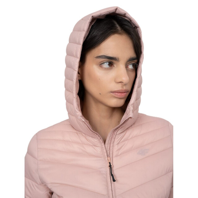 4F Dames ss23tdjaf095 donzen jas UTPP5404_pink large